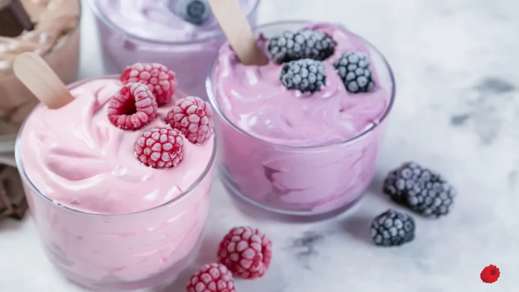 Protein-packed strawberry cheesecake ice cream