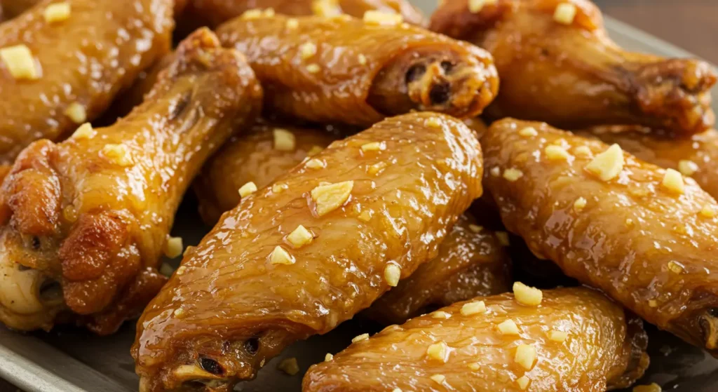 The Crispiest Garlic Butter Party Wings Recipe